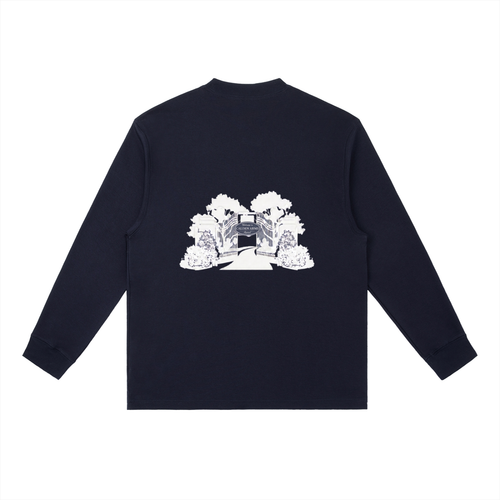 Essential Crewneck Long-Sleeve - Navy